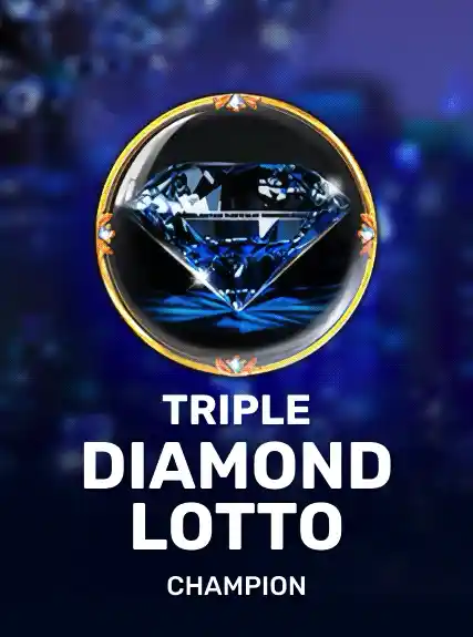 Triple Diamond Lotto game tile